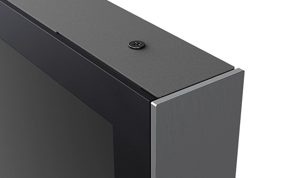 Top cap detail for Sprocket GO Architect Series Wall Mount Directory.