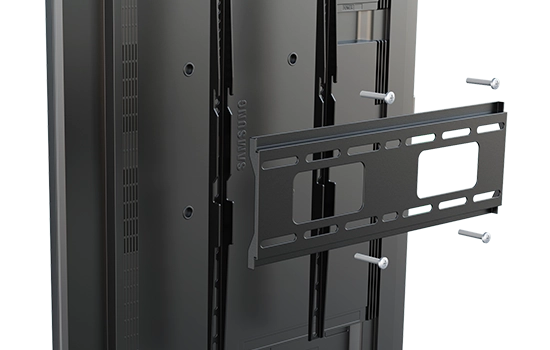 Bracket detail for Sprocket GO Streamline Series Surface Wall Mount.