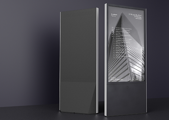 Sprocket GO freestanding large format directory front and rear view, Architect Series