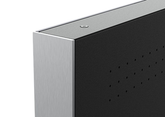 Sprocket GO Architect top cap detail, enclosure finish, material close up