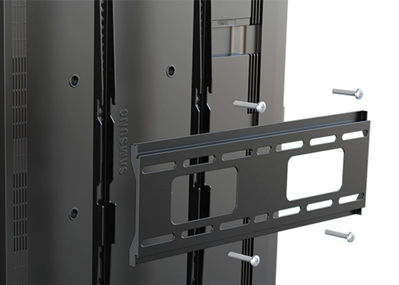 Sprocket GO surface wall mount bracket, detail fiixng points, fast assembly